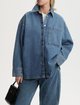Джинсова сорочка By Malene Birger з бавовни: фото 2 - Invogue