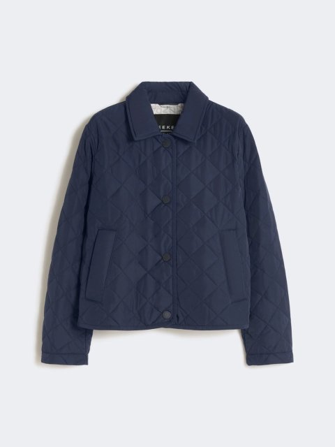Темно-синя куртка Weekend Max Mara укорочена: фото - Invogue