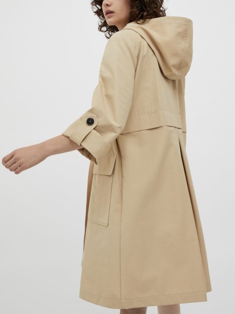 Бежевое пальто MAX&CO: фото 2 - Invogue