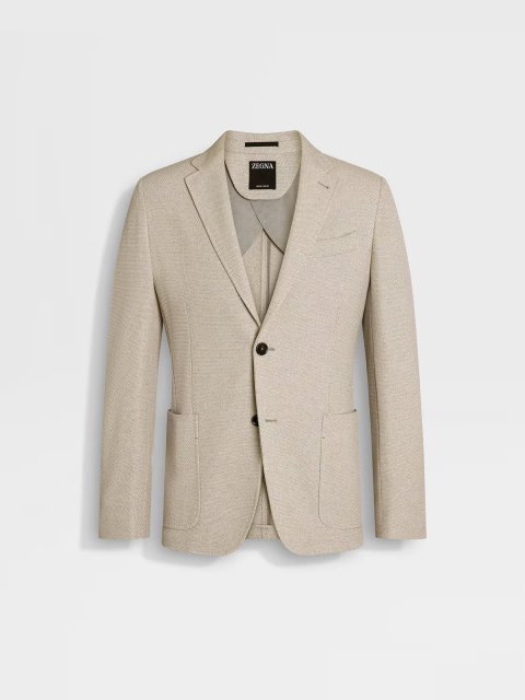 Бежевий жилет ZEGNA з бавовни: фото - Invogue
