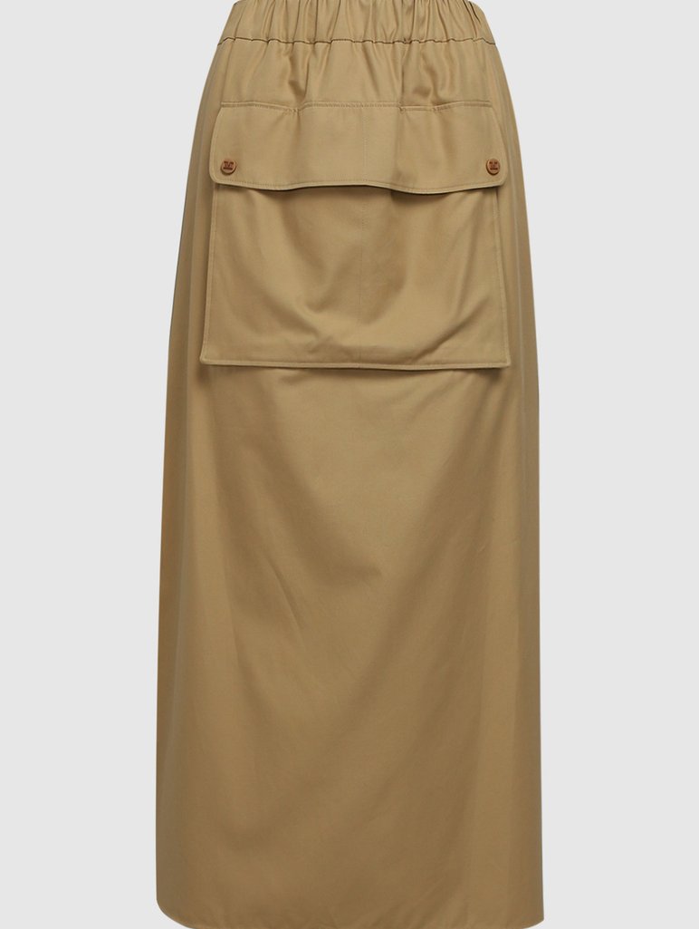 Бежевая юбка MAX MARA: фото - Invogue