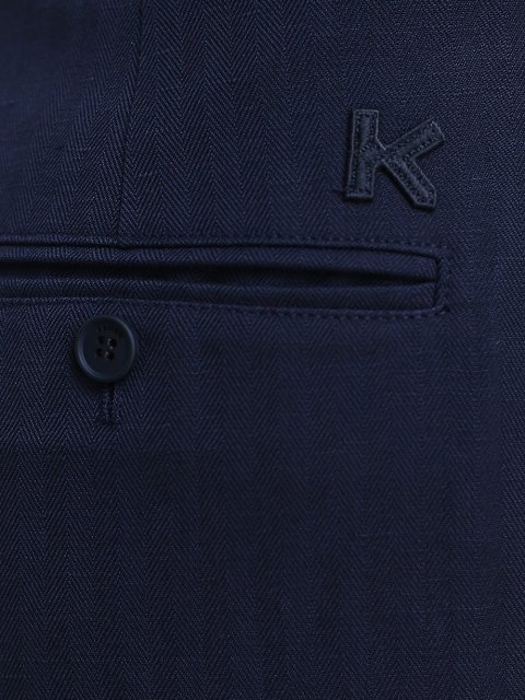 Синие брюки KENZO: фото 5 - Invogue