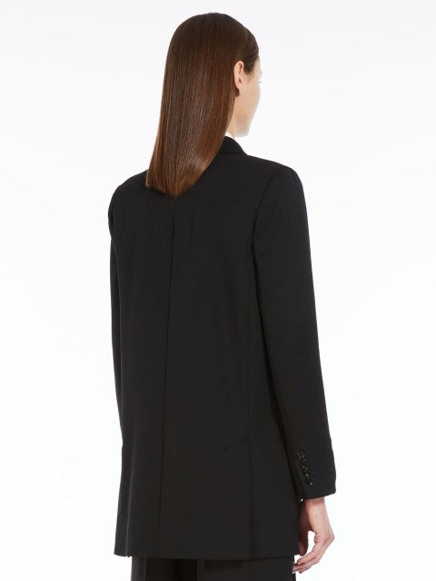Чорний жакет MAX MARA з кашеміру та мохеру: фото 2 - Invogue