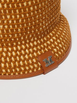 Коричневая шляпа Max Mara из вискозы: фото 2 - Invogue