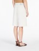 Кремові бермуди Max Mara з бавовни та льону: фото 3 - Invogue