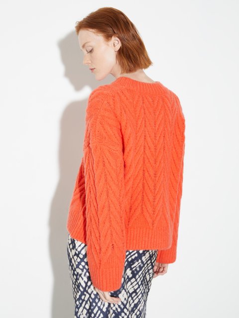 Оранжевый свитер MAX&CO из шерсти: фото 3 - Invogue