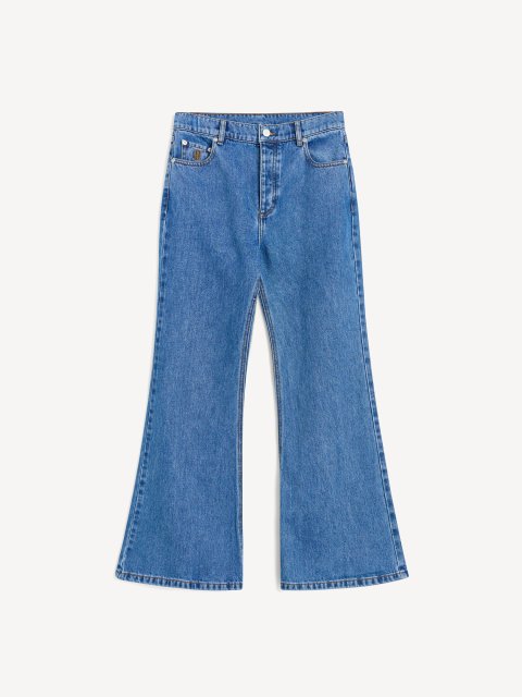 Сині джинси BY MALENE BIRGER з бавовняного деніму: фото - Invogue