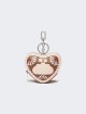 Коричневий брелок WEEKEND ACCESSORIES зі шкіри: фото - Invogue