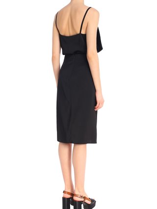 Чёрный топ HELMUT LANG: фото 2 - Invogue