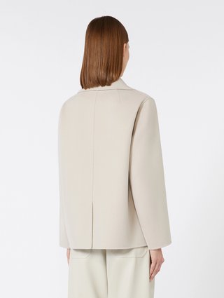Бежевий жакет MAX MARA з чистої вовни: фото 3 - Invogue