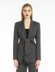 Темно-сірий жакет Max Mara з поясом: фото 1 - Invogue