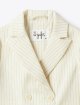 Молочний жакет IL GUFO у тонку смужку: фото 3 - Invogue