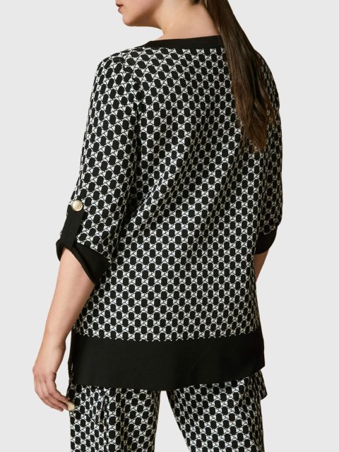 Чорний светр MARINA RINALDI : фото 1 - Invogue