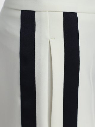 Кремовые брюки MAX MARA: фото 5 - Invogue