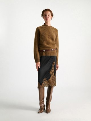 Коричневые сапоги Dorothee Schumacher из кожи: фото 1 - Invogue