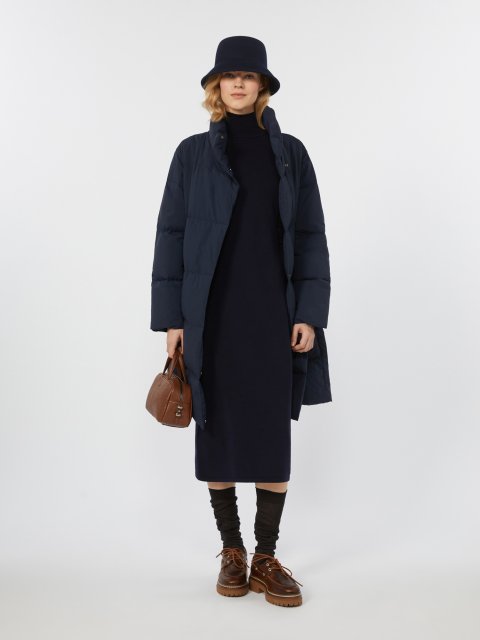 Темно-синій пуховик WEEKEND MAX MARA: фото 1 - Invogue