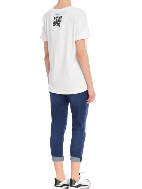 Біла футболка MAX MARA : фото 4 - Invogue