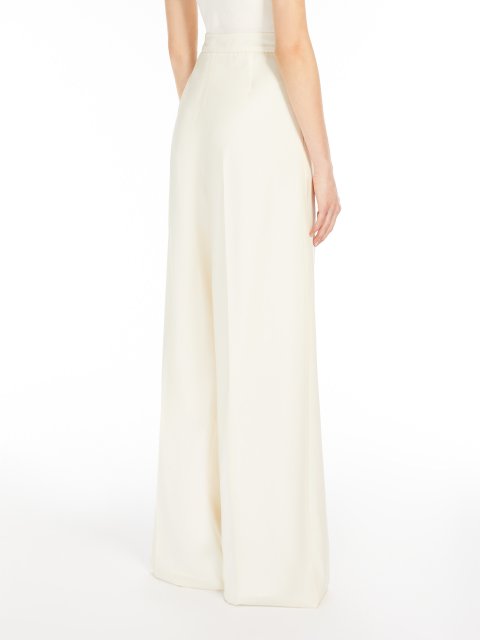 Ванильные брюки Max Mara палаццо: фото 2 - Invogue