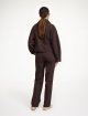 Шоколадна куртка  BY MALENE BIRGER з бавовняного деніму: фото 3 - Invogue