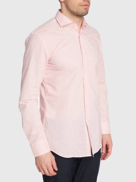 Розовая рубашка BOSS: фото 2 - Invogue