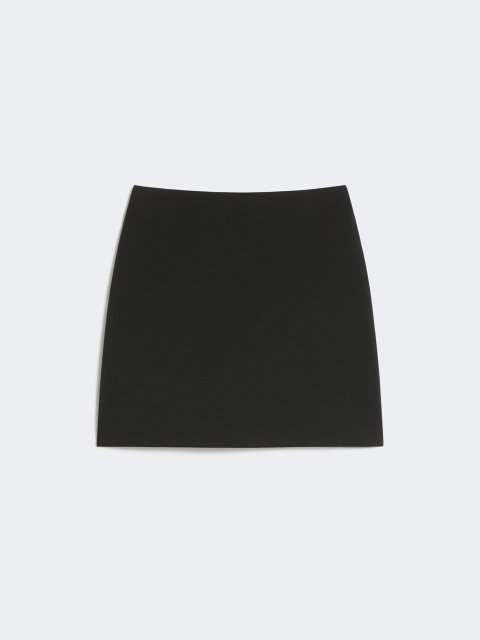 Черная юбка WEEKEND MAX MARA из эластичного габардина: фото - Invogue