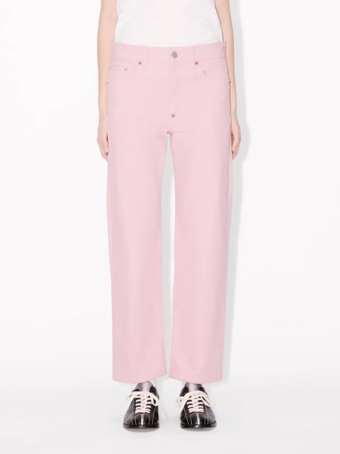 Розовые джинсы Kenzo из хлопкового денима: фото 2 - Invogue