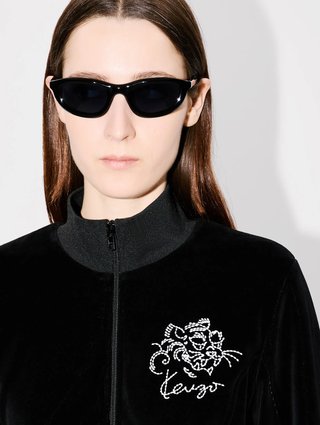 Чорний світшот KENZO на блискавці: фото 3 - Invogue
