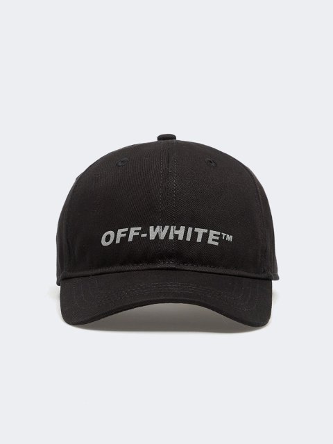 Чорна кепка OFF-WHITE KIDS з бавовни: фото - Invogue