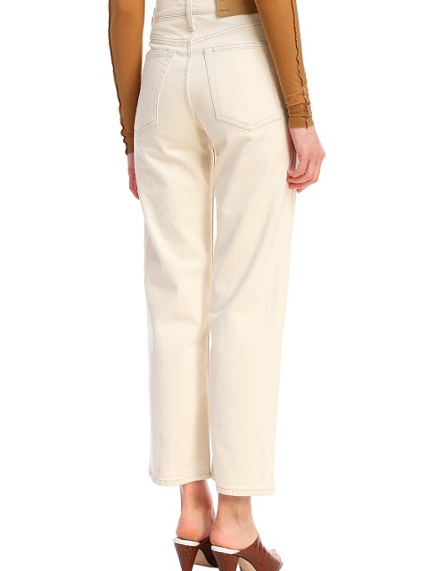 Молочные джинсы HELMUT LANG: фото 4 - Invogue