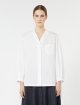 Біла сорочка MAX MARA з бавовняного попліну: фото 2 - Invogue