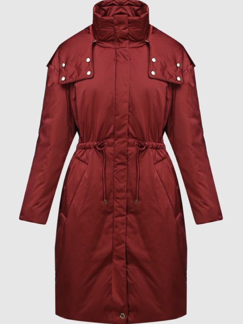 Бордовое пальто WEEKEND MAX MARA: фото - Invogue