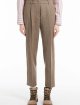 Коричневые брюки WEEKEND MAX MARA: фото 1 - Invogue