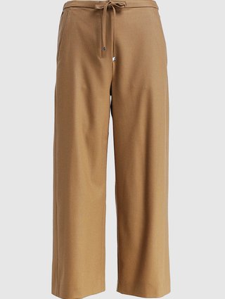Бежевые брюки MAX MARA: фото - Invogue