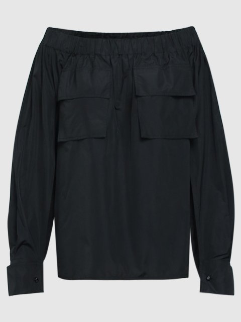 Чёрная рубашка MAX MARA: фото - Invogue