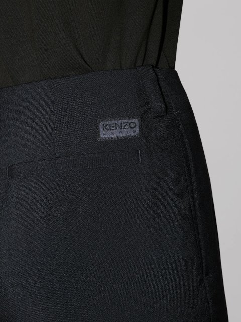 Чорні брюки Kenzo з натуральної вовни: фото 3 - Invogue