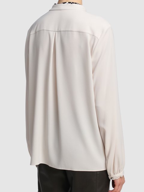 Бежевая блуза MARC CAIN: фото 4 - Invogue