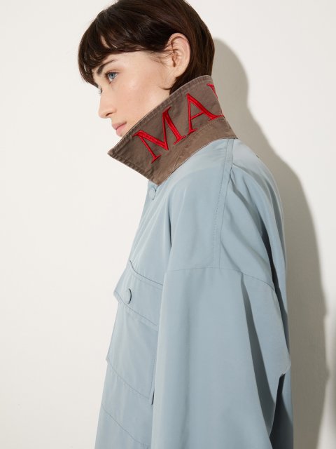Блакитна куртка Max&Co з водовідштовхувальної тканини: фото 4 - Invogue