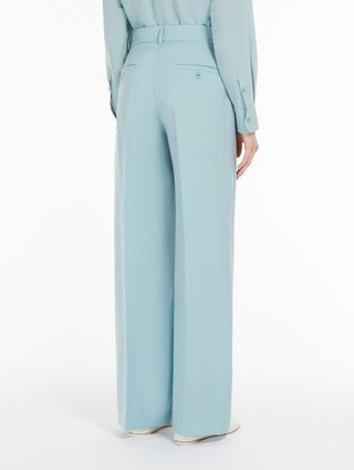 Світло-зелені брюки WEEKEND MAX MARA палаццо: фото 2 - Invogue