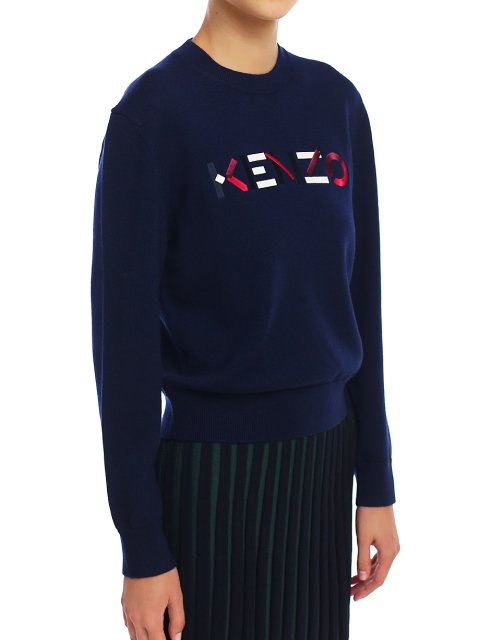 Синій светр KENZO : фото 3 - Invogue