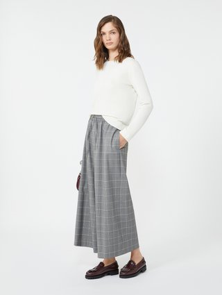 Білий светр WEEKEND MAX MARA з шовку та вовни: фото 1 - Invogue