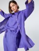 Фіолетові брюки Marina Rinaldi лляні: фото 4 - Invogue