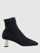 Чёрные ботильйоны SPORTMAX: фото - Invogue