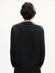 Черная футболка Kenzo из хлопка с длинными рукавами: фото 3 - Invogue