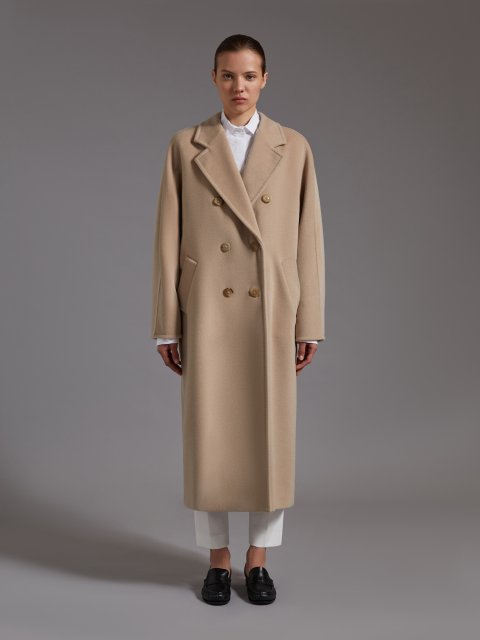 Ванільне пальто MAX MARA з вовни та кашеміру: фото 3 - Invogue