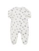 Темно-синій комбінезон, шапочка MONCLER ENFANT з бавовни: фото 1 - Invogue