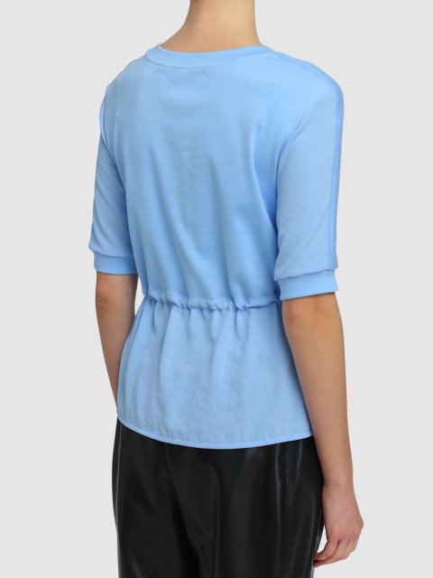 Синяя блуза MARC CAIN: фото 4 - Invogue