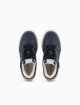 Темно-сині кеди EMPORIO ARMANI KIDS зі шкіри: фото 4 - Invogue