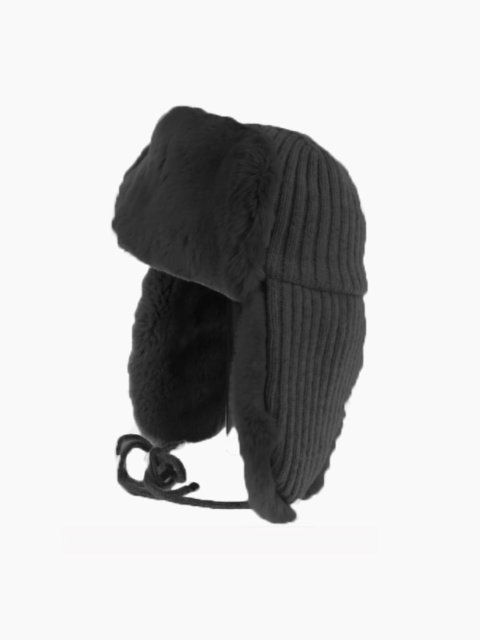 Чёрная шапка REGINA: фото - Invogue