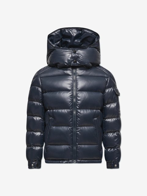Темно-синя куртка MONCLER ENFANT : фото - Invogue