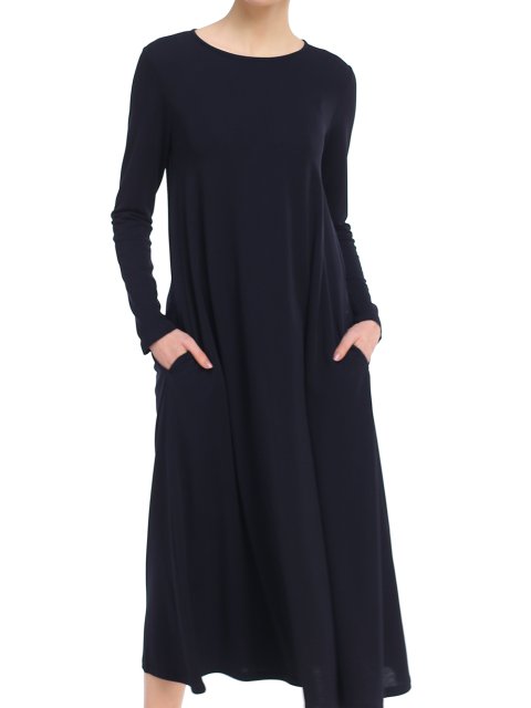 Синее платье MAX MARA: фото 5 - Invogue